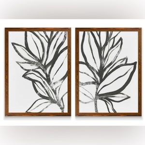 Leaf Instinct Vincent Van Gogh Prints - set of 2